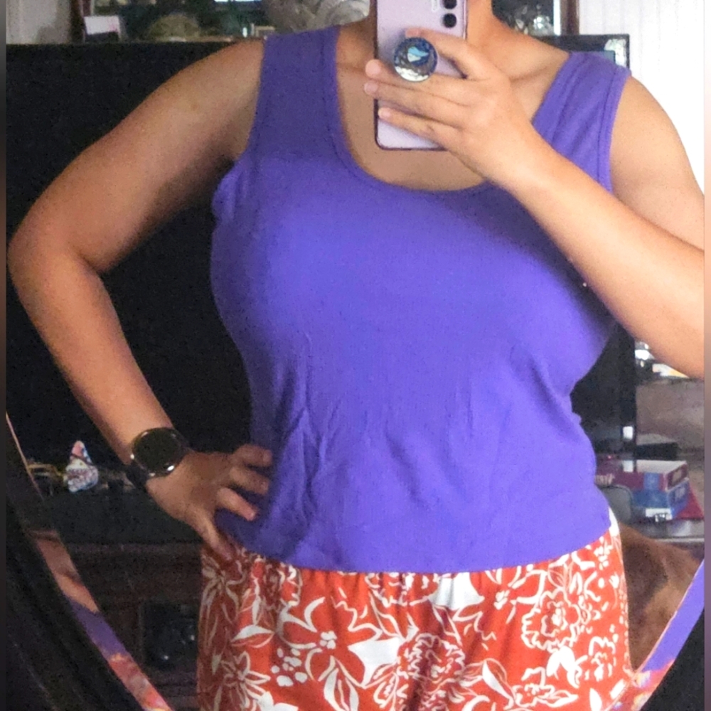 Fashion Brand Company Grape 1X Tank Top